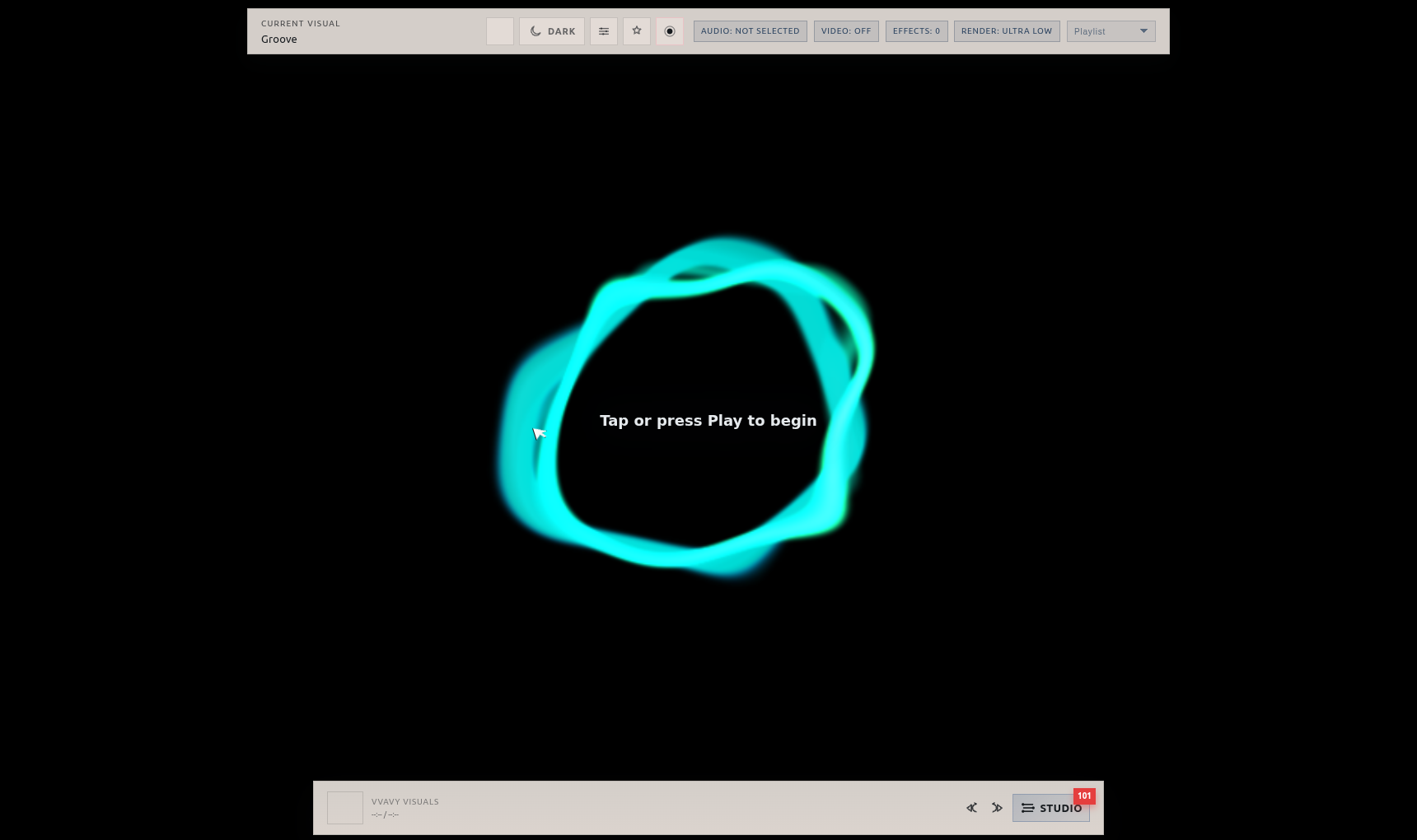 VVavy stage running Groove before pressing the mapped hotkey for 8bit Showdown.