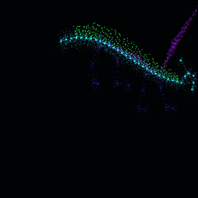 Preview of the Dragonspine audio-reactive visual