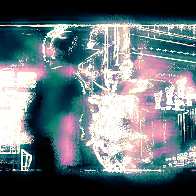 Preview of the Edge Feedback Fold audio-reactive visual