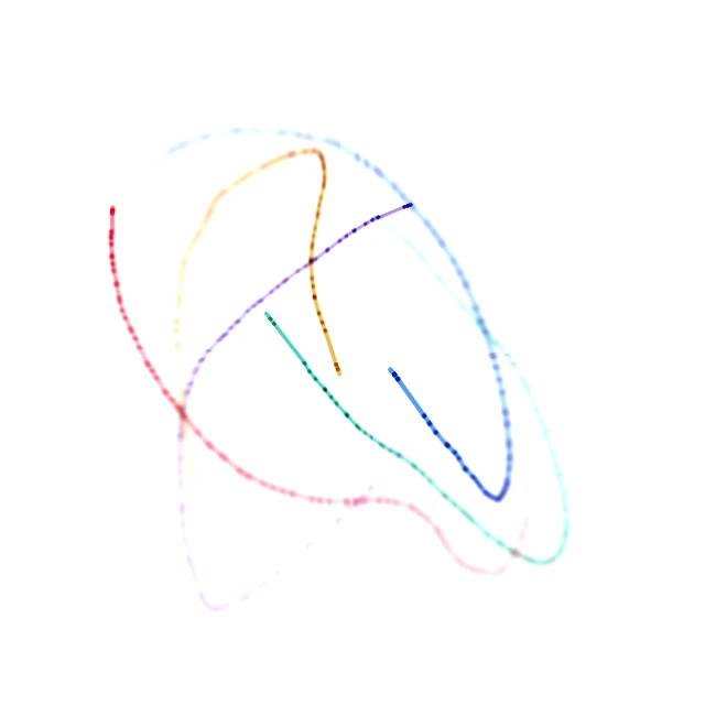 Preview of the Frequency Ink Tunnel audio-reactive visual