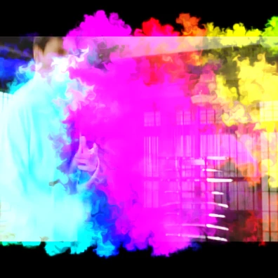 Preview of the In Da Smoke audio-reactive visual
