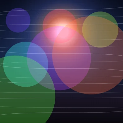 Preview of the Orbit Drift Camera audio-reactive visual