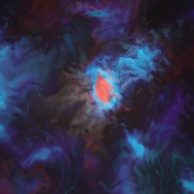 Preview of the Palismpset audio-reactive visual