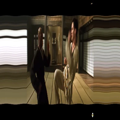 Preview of the Spectrum Displace audio-reactive visual