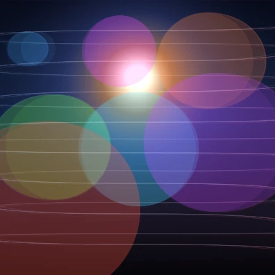 Preview of the Stereo Elastic Frame audio-reactive visual